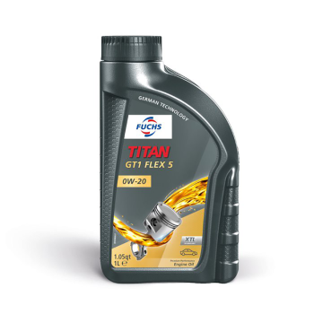 FUCHS Titan GT1 FLEX 5 SAE 0W-20 Engine Oil - Case of 12 (Liters)